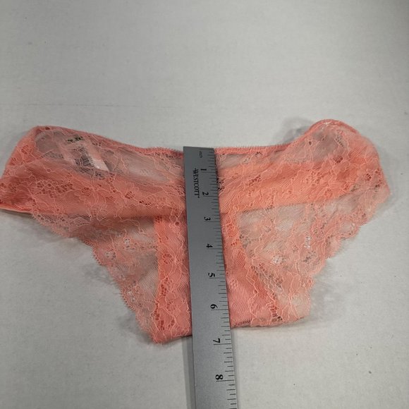 Rene Rofe Women's Size Large Panty Hipster Lace Back Peach New With Tags - Picture 9 of 9